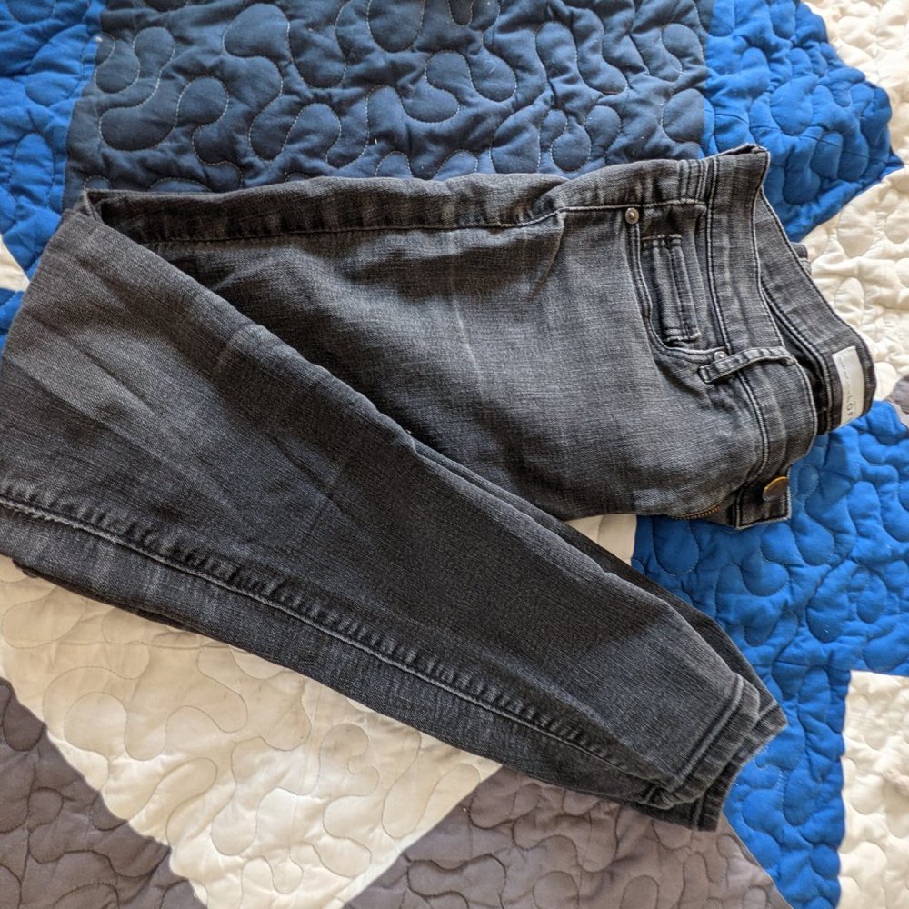 Loft Modern Skinny Black Jean 26/2